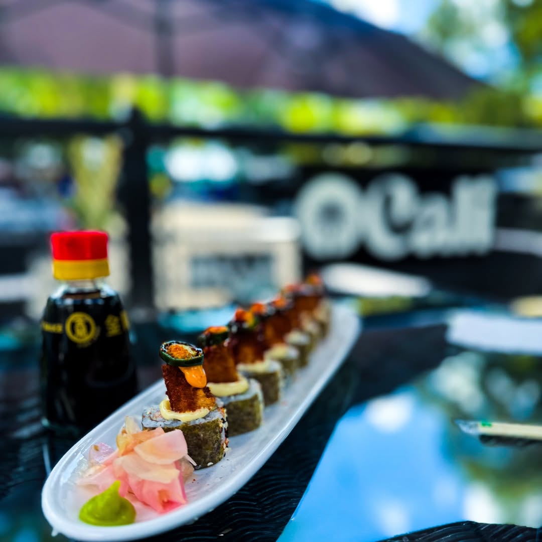 Sushi, sunshine, and that signature Cali energy 🍣✨Where every bite tastes like luxury.🤩